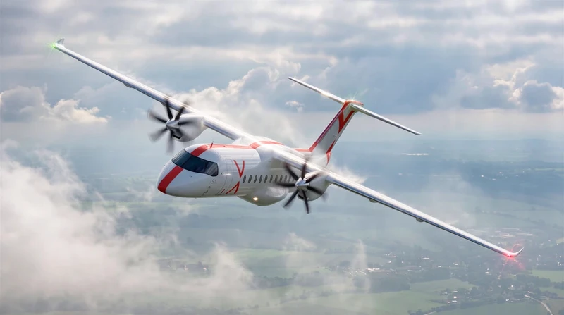 Heart Aerospace ES-36, avi�n comercial regional h�brido-el�ctrico. Foto: Heart Aerospace